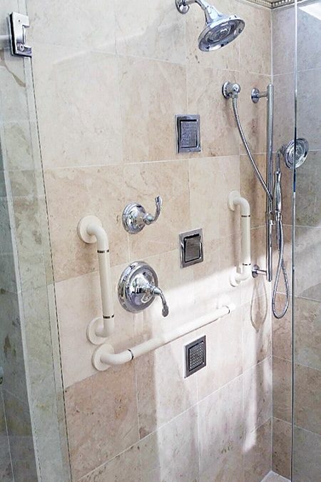 Multiple Grab Bars Installed by Locally Owned Martin County Grab Bars